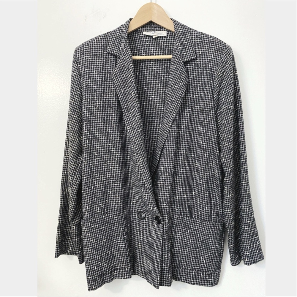 Vintage Maggie Lawrence Small Checkered Blazer